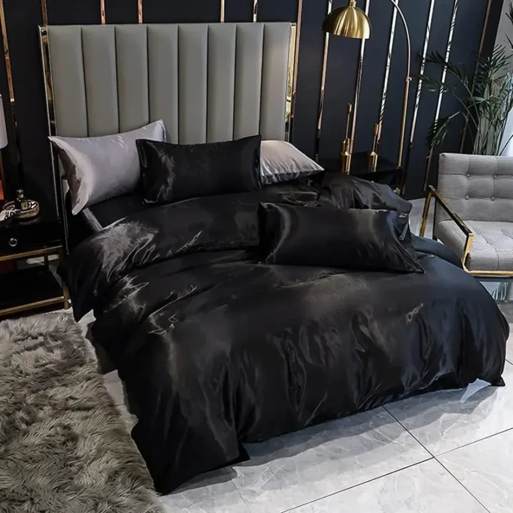 Conjunto de Cama de Luxo Seda Amoreira