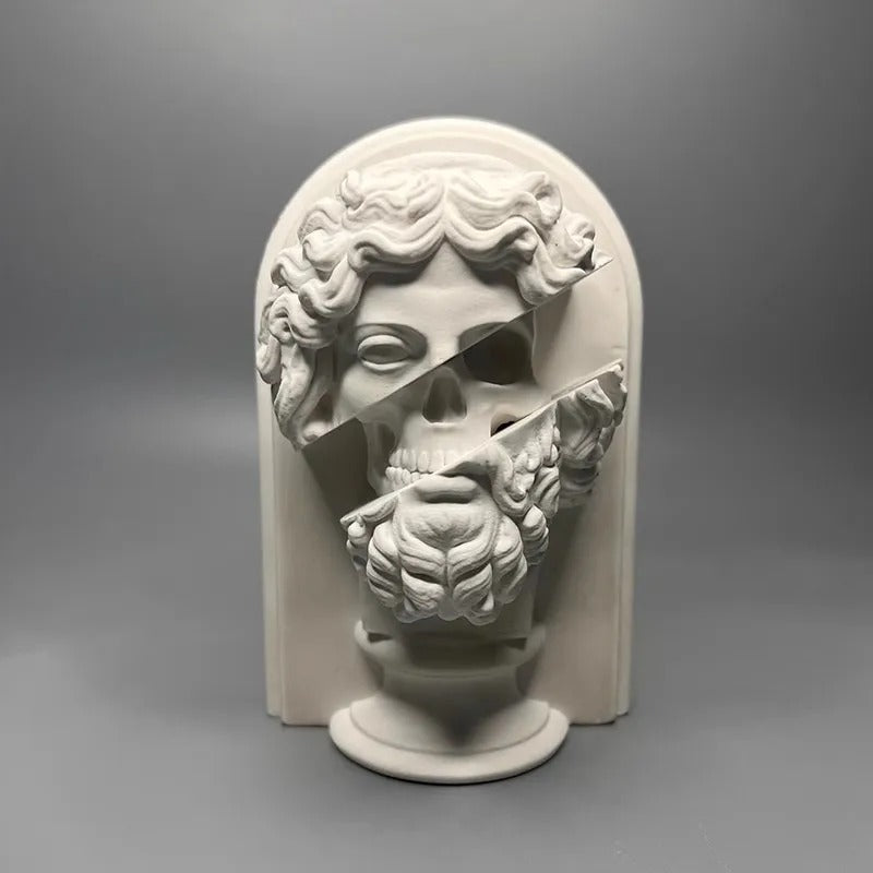 Escultura de Zeus em Gesso NobleHous