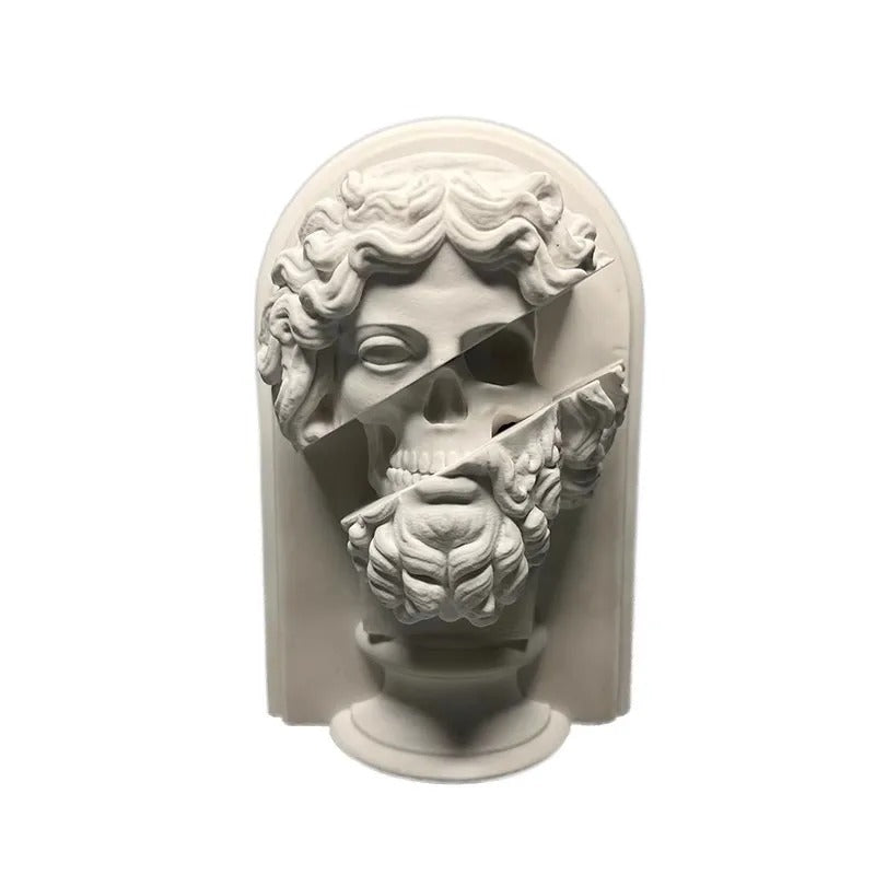 Escultura de Zeus em Gesso NobleHous