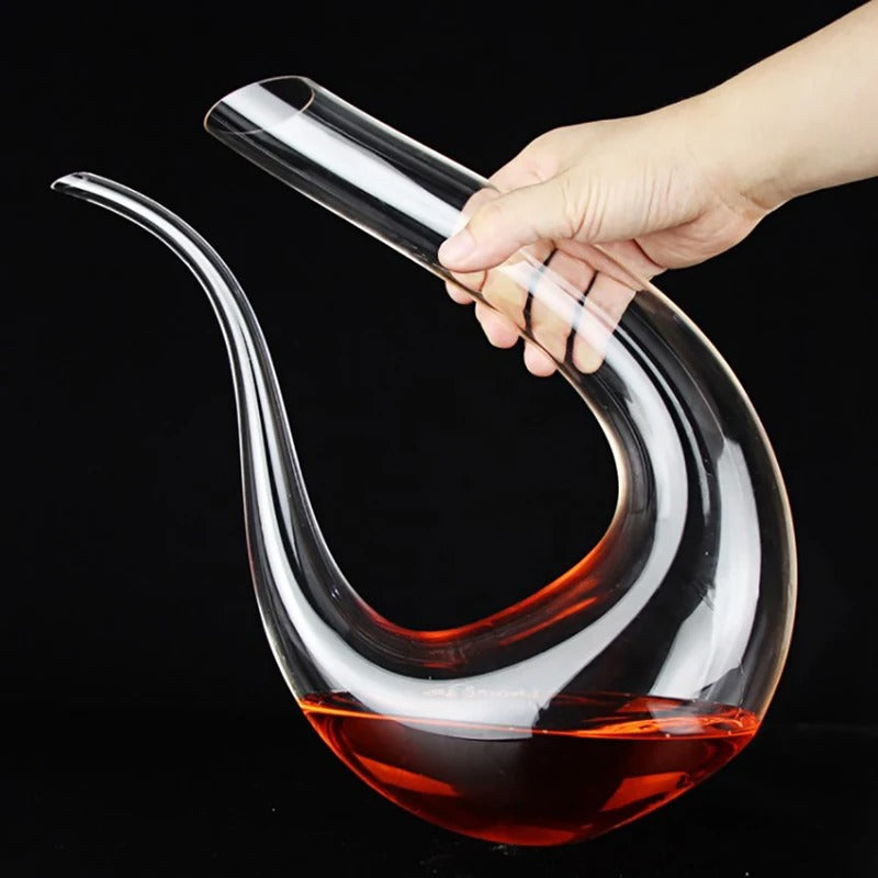 Decanter de Vinho em Cristal em Forma de Cisne NobleHous