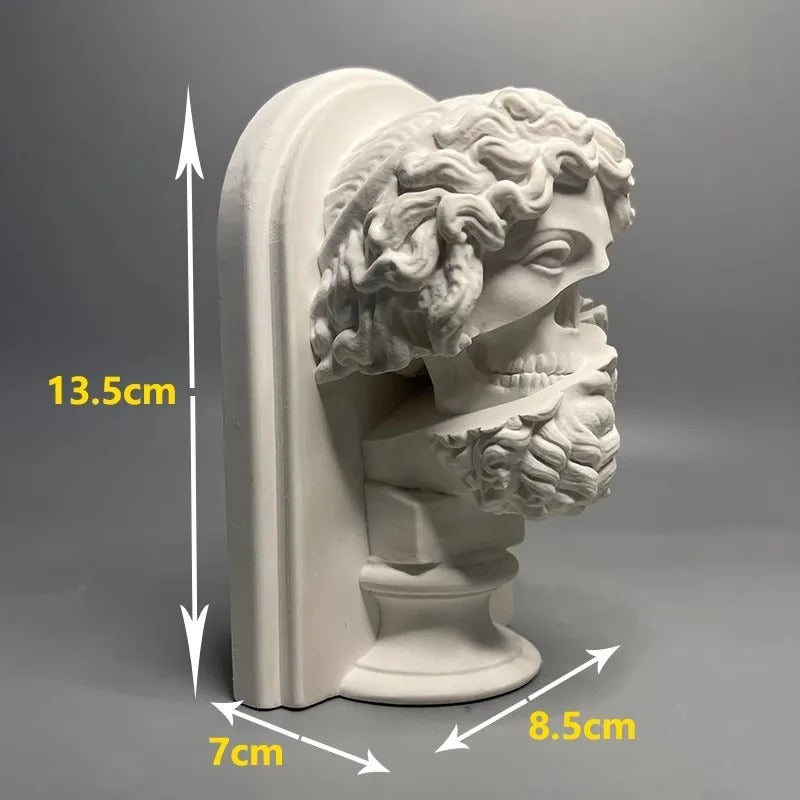 Escultura de Zeus em Gesso NobleHous